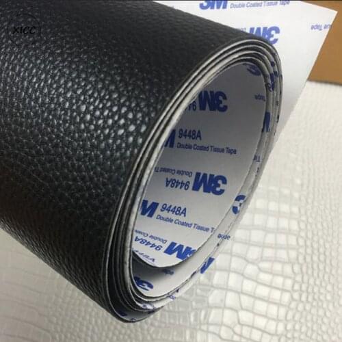 Big Size 50x120cm Self Adhesion Litchi Faux Synthetic Leather Patch PU Sofa Hole Repair Car Table Sticker Decoration Waterproof
