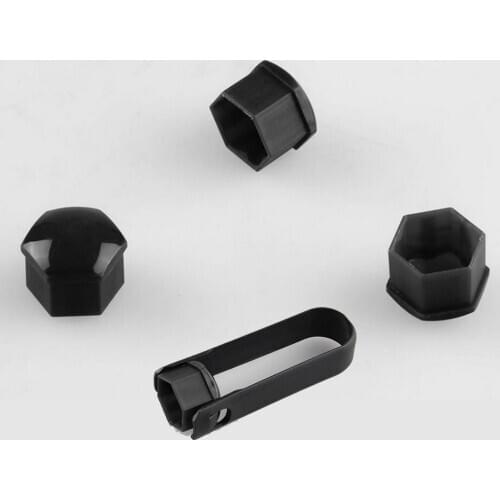 8D0012244A 321601173A for VW Golf Passat Audi A4 A6 Q7 20pcs Black Wheel Lug Nut Center Cover Caps + Removal Tool