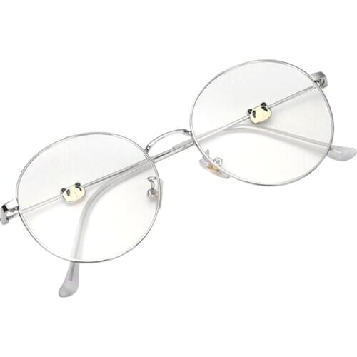 Cute 3D Panda Glasses Anti-Blue Light Anti-Radiation Glasses Round Shaped Fashion for Women Best Sale-WT