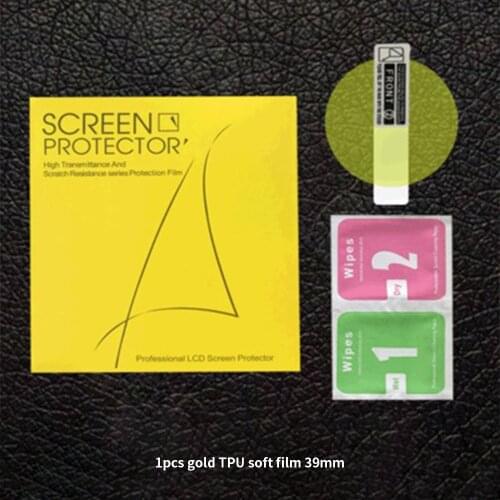 36MM 39mm Soft Film For L13 /L15 /L16 /DT95 /DT78/North EDGE Smart Watch HD Full Coverage Soft TPU SmartWatch Screen Protector