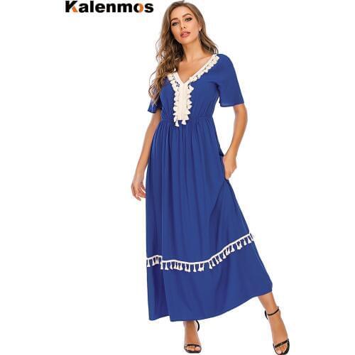 Muslim Abaya Hijab Dress Women Moroccan Kaftan Boho Sundress Islamic Turkey Evening Musulman Dubai Hijab Maxi Party Vestidos