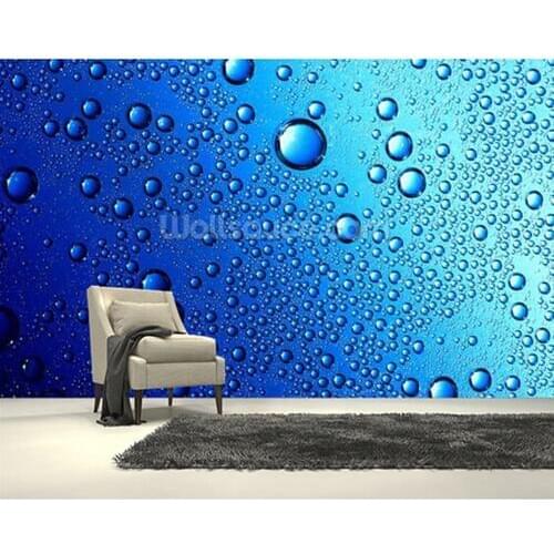 Custom modern 3D Wallcover.Drops On Glass mural for the living room bedroom kitchen background wall papel de parede