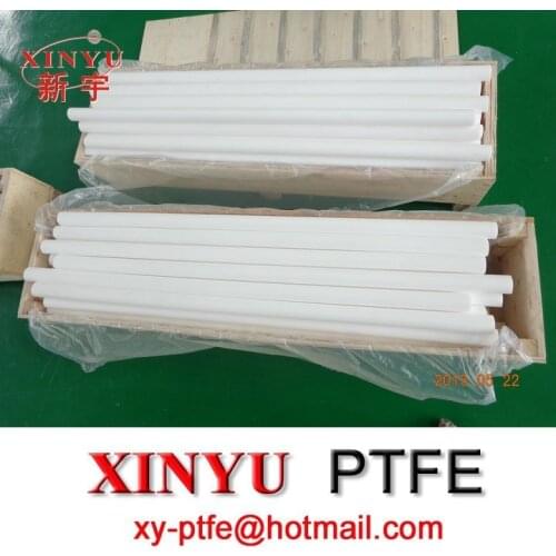 2pcs/lot 50cm length 100% pure PTFE Rod, Polyvinylidene Fluoride Rods sticks PTFE bars dia.6mm-60mm