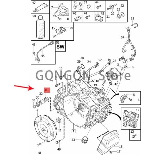 CAR drive rod seal 2003-2020vol voxc90 xc70 xc60 xc40 v90 cross country v90 v70 xc xc70 v70 v60 cross country v60 v40 cross coun
