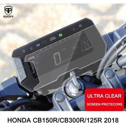 ROAOPP Motorcycle Cluster Scratch Protection Film Cluster Screen Protector for Honda CB125R CB 125R CB150R CB 150R CB300R 2018