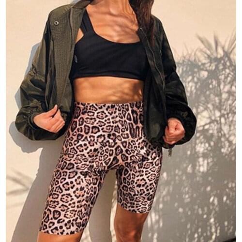 Women Leopard sports Leggings Put Hips Fitness Casual High Waist Biker Workout Slim Seamless Mujer Breathable Workout Push Up