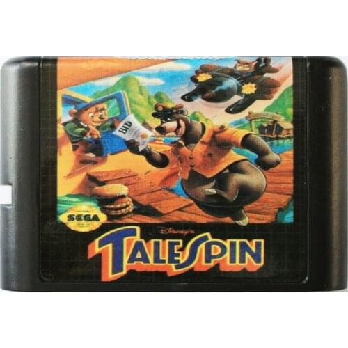 Tale Spin 16 bit MD Game Card For Sega Mega Drive For SEGA Genesis