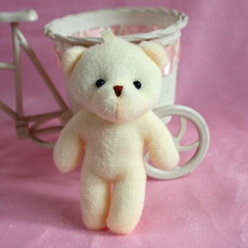 3PCS/lots Mini Plush Bear Toys Small Pendant Cute Diamond Bears Doll Soft Stuffed Toy Kids Girls Gifts 12CM Cute Kawaii Plush