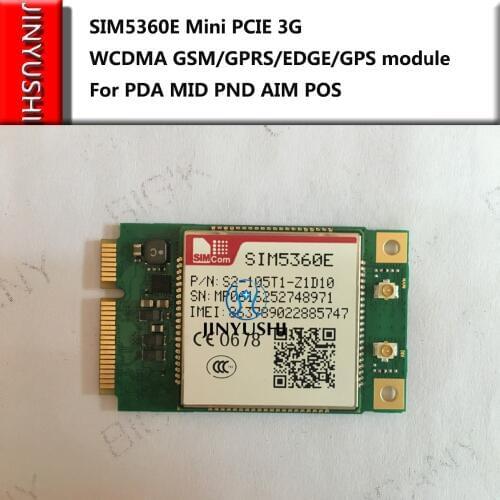 Free shipping SIM5360E Mini PCIE 3G WCDMA GSM/GPRS/EDGE/GPS module 100% New Original For PDA MID PND AIM POS In Stock