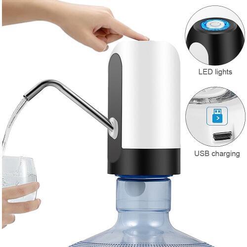 ZILU Wireless Water Bottle Pump Electric Rechargeable Water Dispenser Drinking Bottles Drinkware Tools For Sports/Camp