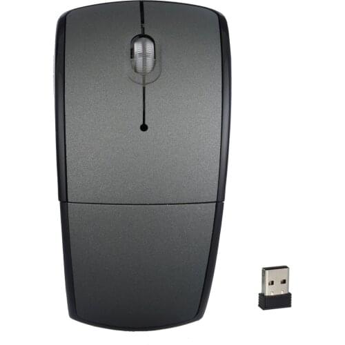 2.4G Wireless Folding Arc Mouse USB Receivers Games Foldable Mice for Computer Laptop