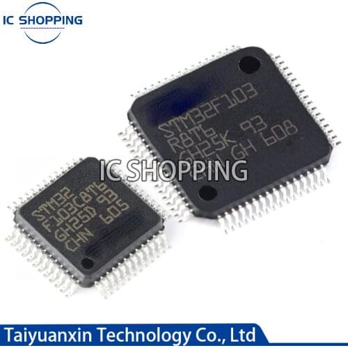 NEW STM32F103RCT6 STM32F103C8T6 STM32F103RET6 STM32F103RBT6 STM32F103ZET6 STM32F103VCT6 STM32F103VET6 STM32F103CBT6 MCU Chip IC