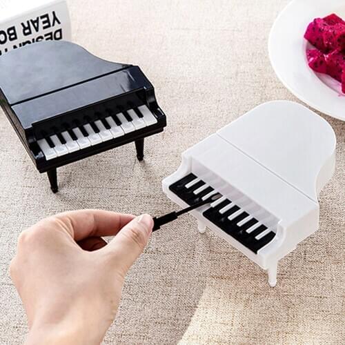 Dessert Forks 10pcs/set Creative Party Decoration Piano Fruit Forks Food Picks Fruit Snack Toothpick