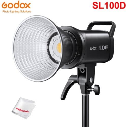 Godox SL100D 100W 5600K CRI96+ White Version LED Video Light Continuous Output Bowens Mount Studio Light VS Aputure Amaran 100D