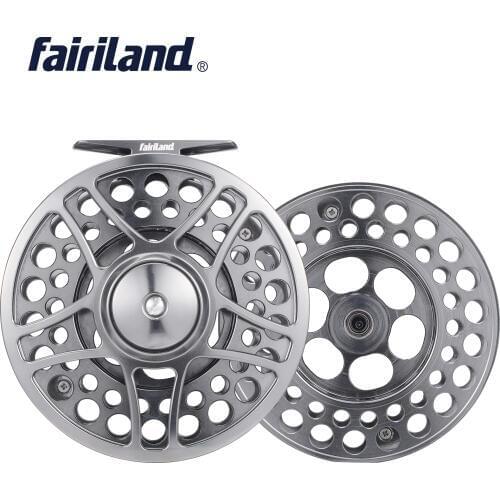 110mm(4.33") CNC Aluminum Fly Reel With SPARE SPOOL 9/11 3BB PRECISION MACHINED Fishing Combo Large Arbor Carretilha De Pesca