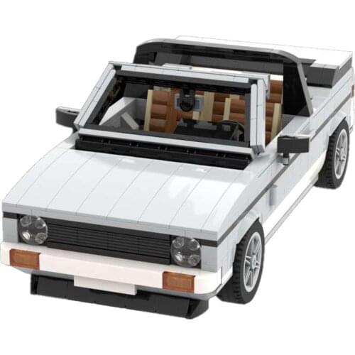 5 Colors MOC Building Blocks Mini Golf convertible Sports Green Gray Black and White DIY Bricks Race Car Children Toys Kid Gifts