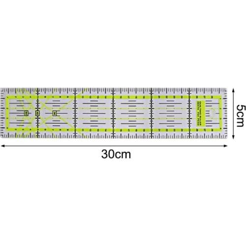 30/45/60cm Quilting Sewing Patchwork Ruler Cutting Tool Thick Transparent DIY E56C
