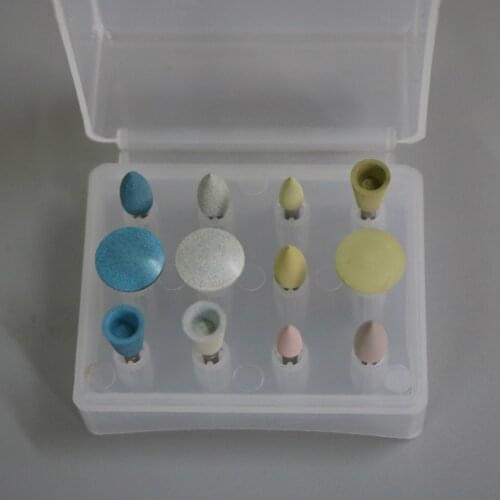 Dental Lab RA Diamond Polisher Burs Polishing Kit Tools for Zirconia All Ceramic Polish Set Grinding Laboratory Materials