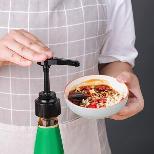 Oyster Bottle Nozzle Press Nozzle Operated Pump Head Home Essential Push-type Artifact Kitchen Restaurant Bar Supplies #R20