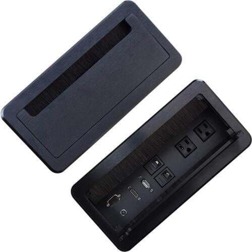 2019 Tabletop Multimedia Connectivity Box Outlet with Power and HDMI free shipping