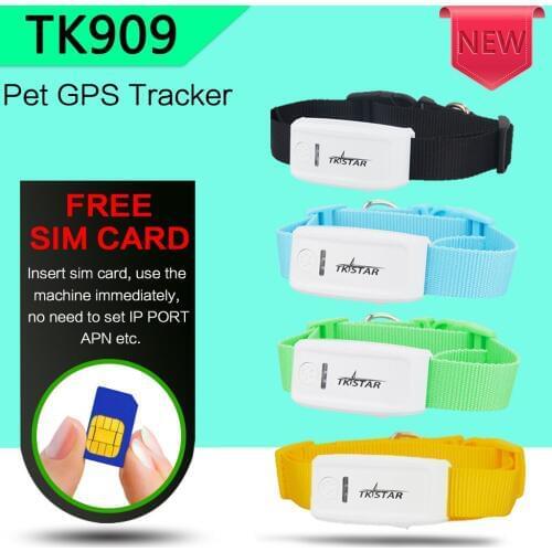 Pet series track locator Suitable for all kinds of pet high precision TK909 gps tracker with retail box