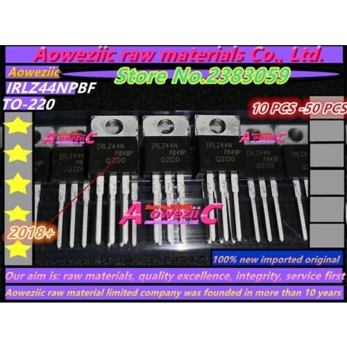 Aoweziic 2018+ 100% new imported original IRLZ44NPBF IRLZ44N TO220 MOS tube 50A 60V