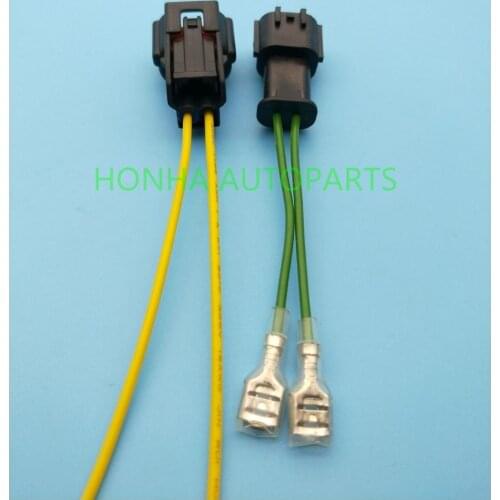 Male female DJ7024YA-2.2-11 for new speaker connector snail modification PU465-02127 with 15cm 18AWG wire
