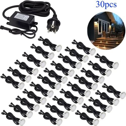 **DHL FREE** 30pcs/Lots Led Deck Step Lighting Lamp Garden Waterproof Outdoor Lighting for Patio/Pathway/Driveway/Square