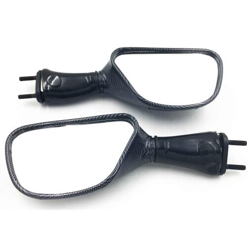 Aftermarket free shipping motorcycle parts Carbon Mirror for 1998-2002 Kawasaki Ninja ZX6R 1998-2003 ZX9R 2006-2008 650R