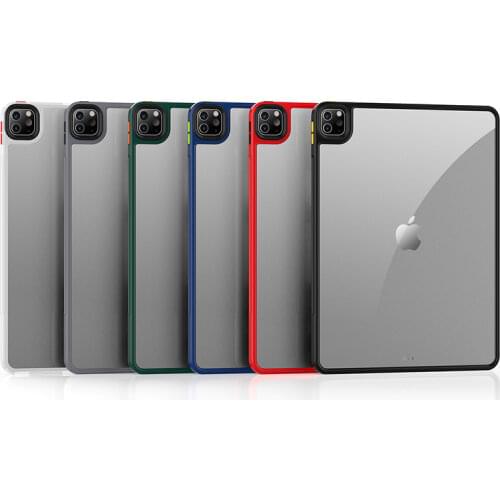 Hard PC Clear Case for iPad Pro 11 12.9 2018 2020 Shockproof Back Shell for iPad Air 4 10.9 inch Ultra Thin Funda 11 inch