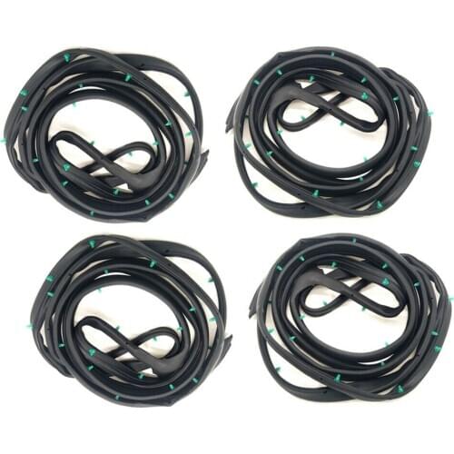 72865-SDA-A01 4Pcs/Set Car Door Silence Weatherstripping Seals Fit For Honda Accord Sedan 2003 2004 2005 2006 2007 72325-SDA-A01