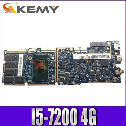 Akemy For Lenovo MIIX720 MIIX720-12IKB DMX50 NM-A991 Laptop Motherboard CPU I5 7200 4G 100% Normal Operation
