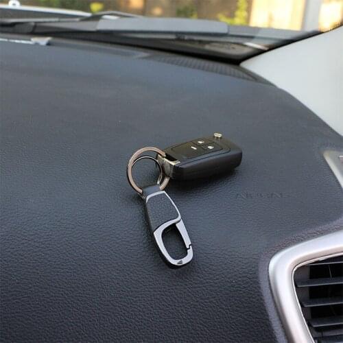 Car Key Holder Rings Key Ring Chain Fit for Ford Focus 2 3 4 Fiesta Ecosport Kuga Escape Mondeo Everest Explorer Ranger