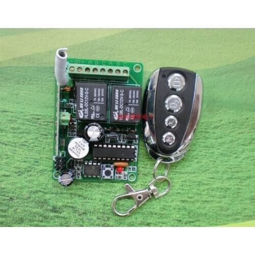 12V 2CH 200M RF Wireless Remote Control Switch System For Applicance Garage Door