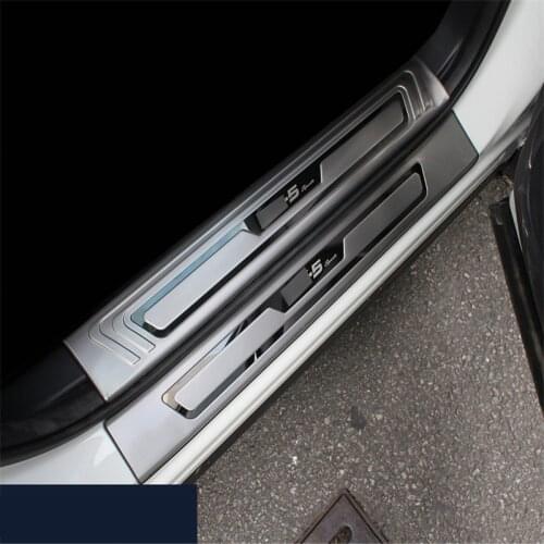 For Mazda CX-5 CX 5 CX5 2017 Door Sill Scuff Plate Welcome Pedal Stainless Steel Car Styling Car Accessories