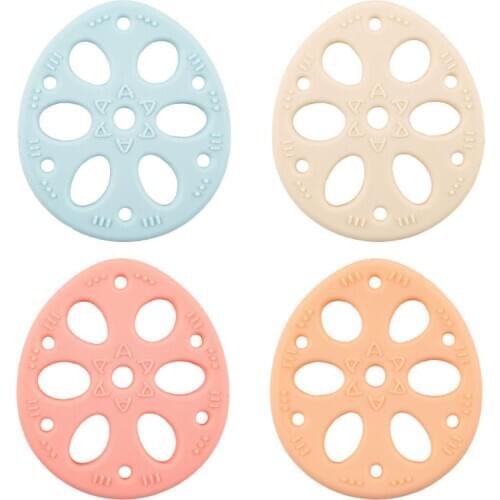 BPA Free Silicone Baby Teether Rodent Baby Teething Toys Chewable Nursing Gift