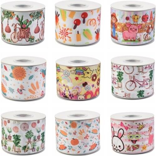 HSDCraft 22MM 25MM 38MM 50MM 75mm Sport Series HT on Grosgrain Ribbon for diy ribbon