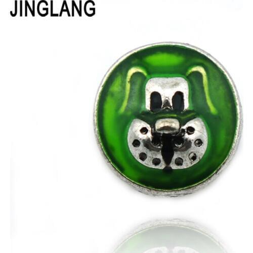 JINGLANG Free shipping DIY 12mm snap buttons small bracelet sewing supplies jewelry AK09987