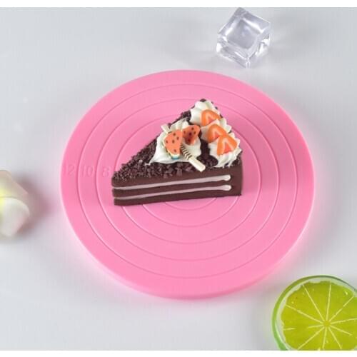 Mini Cake Turntable Rotating Round Cake Decorating Tools Cake Rotary Table Kitchen DIY Pan Baking Tools