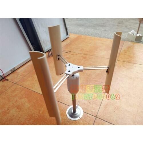 Vertical axis wind turbines model of three-phase brushless motor windmill toy night light to make DIY permanent magnet