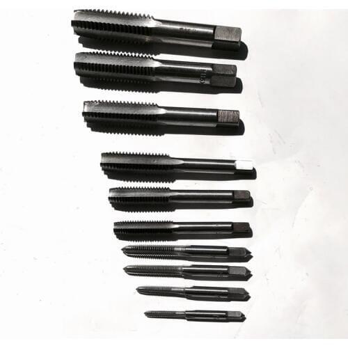 Free shipping Alloy steel 15pcs/set 3-30mm Manual straight Tap Screw Taps M3 M4 M5 M6 M8 M10 M12 M14 M16 M18 M20 M22 M24 M27 M30