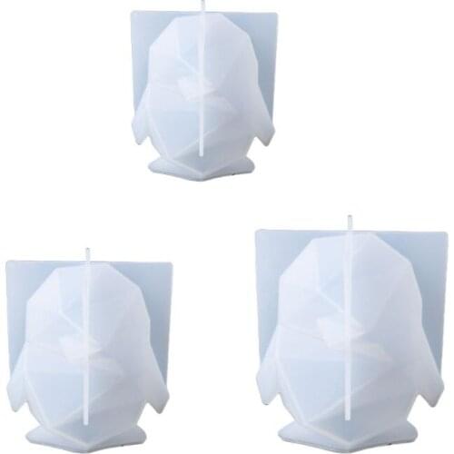 Crystal Epoxy Resin Mold 3D Penguin Pendant Casting Silicone DIY Crafts Mould 85LF