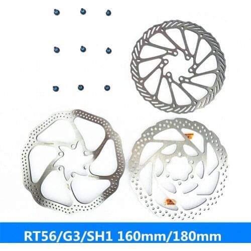 SHIMANO DEORE SM RT56/G3/SH1 Brake Disc 6 Bolt Mountain Bikes Disc M610 RT56 M6000 Brake Disc 160MM/180MM MTB