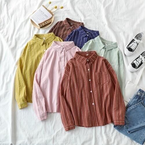 Side With Me Women's Striped Shirts