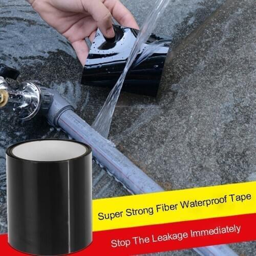 Super Fiber Waterproof Tape Leakage Water Pipe Bucket Repair Quick Plugging Viscous Strong Multifunctional Magic Tape 10CM*152CM