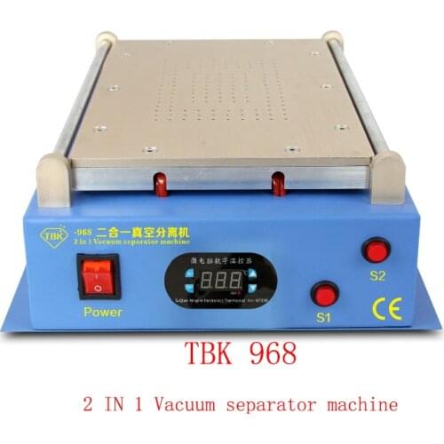 TBK 968 Factory direct sales 2 in 1 vacuum lcd separator for mobile+LCD screen repair machine for mobile