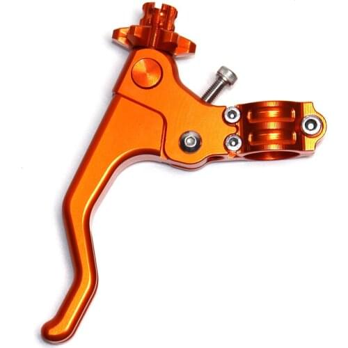 CNC 7/8" 22mm Motorcycle Off-Road ATV Stunts Effort-Saving Clutch Rod Pull Line System Accessories Universal Left Short Lever
