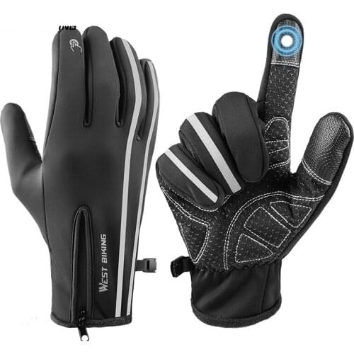 Windproof Cycling Glove Touch Screen Riding MTB Bicycle Glove Thermal Warm Motorcycle Winter Autumn Bike Outdoor Sport Ski Glove
