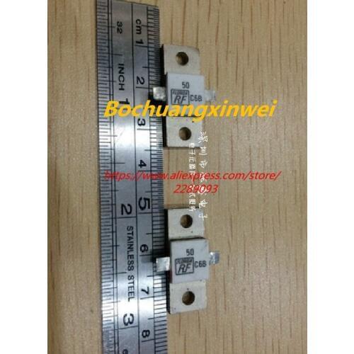 USED Microwave Power RF Resistance RF50 C6B RF50C6B RF50-C6B RF-50-C6B RF 50 C6B High Frequency Resistance 250Watt 50 Ohm 250W