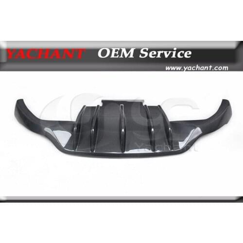 Carbon Fiber Rear Diffuser Body Kit Fit For 2008-2013 Gran Turismo GT GTS DM Sovrano 2011Style Diffuser Rear Lip with Undertray
